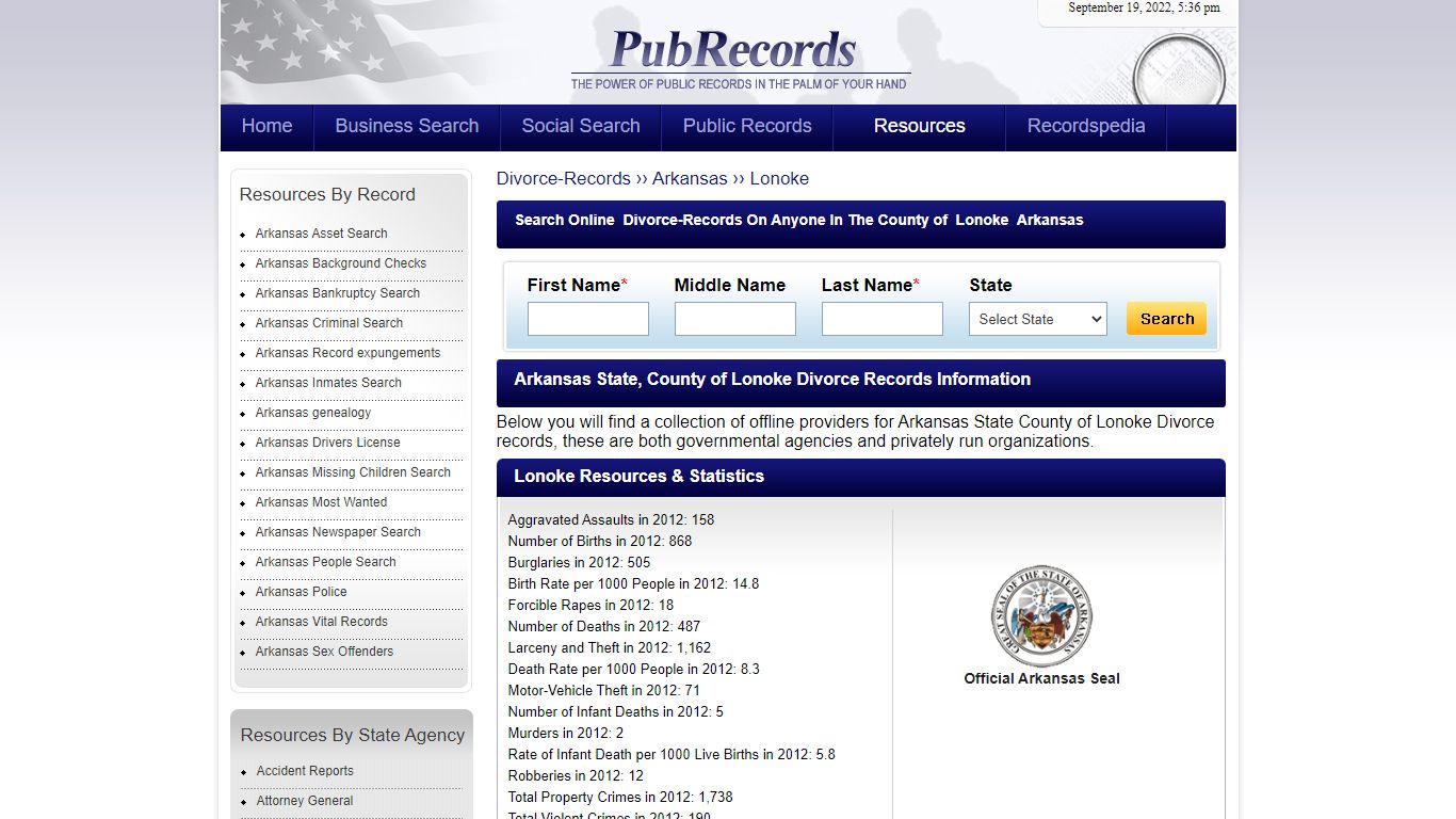 Lonoke County, Arkansas Divorce Records - Pubrecords.com